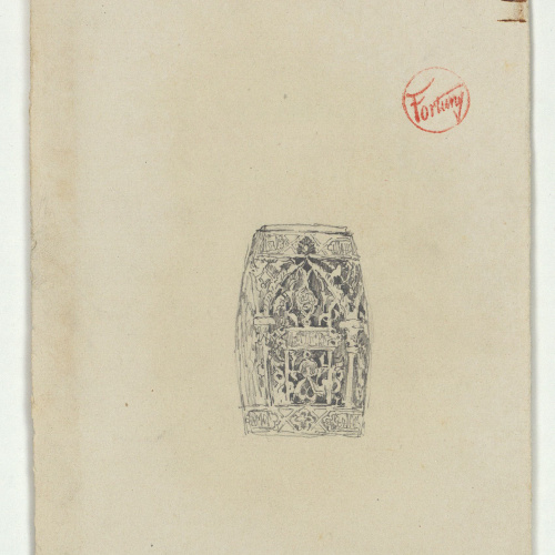image for: Marià Fortuny - Objecte d&#039;estil musulmà (anvers) / Representació de sant Jordi, amb orla i escut (revers) - Cap a 1867-1872