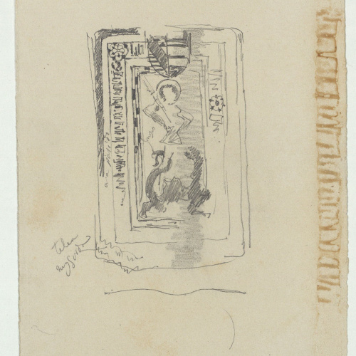 image for: Marià Fortuny - Objecte d&#039;estil musulmà (anvers) / Representació de sant Jordi, amb orla i escut (revers) - Cap a 1867-1872 [1]
