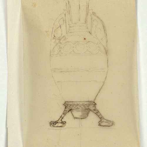 image for: Marià Fortuny - Calc de vas d&#039;estil musulmà amb suport - Cap a 1870-1872