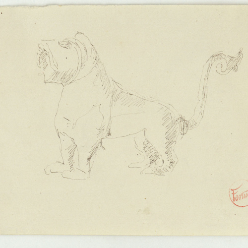 image for: Marià Fortuny - Motiu ornamental d&#039;estil persa - Cap a 1863-1872