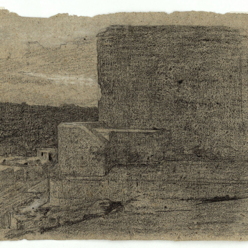 image for: Marià Fortuny - Població marroquina - Cap a 1860-1862