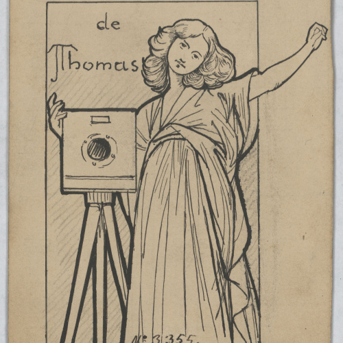 image for: Alexandre de Riquer - Segell de la casa Thomas - Cap a 1900