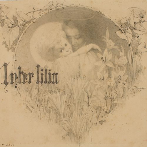 image for: Alexandre de Riquer - Inter lilia - 1891-1893