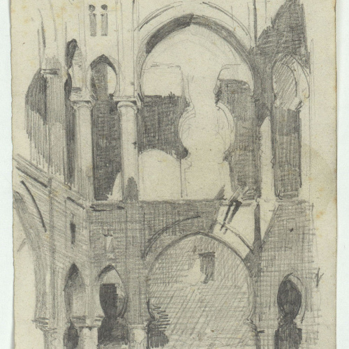 image for: Marià Fortuny - Ruïnes d&#039;un palau d&#039;estil musulmà - Cap a 1860-1862