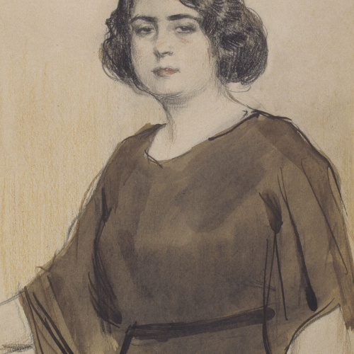 image for: Ramon Casas - Retrat de Júlia Peraire - Cap a 1920
