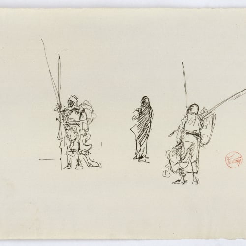 image for: Marià Fortuny - Guerrers - Cap a 1870-1872