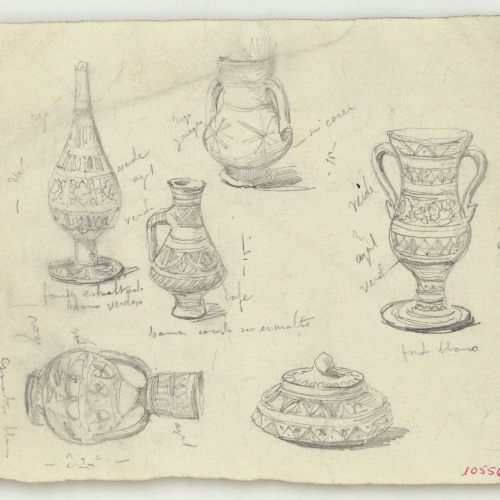 image for: Marià Fortuny - Ceràmiques d&#039;estil musulmà - Cap a 1870-1872