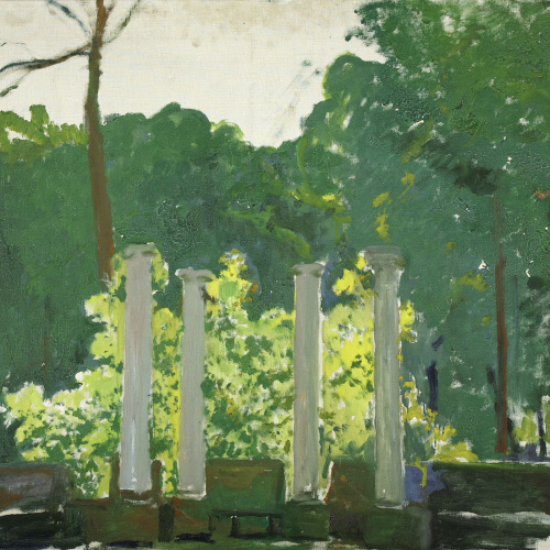 image for: Santiago Rusiñol - Paisatge. Aranjuez (obra inacabada) - 1931