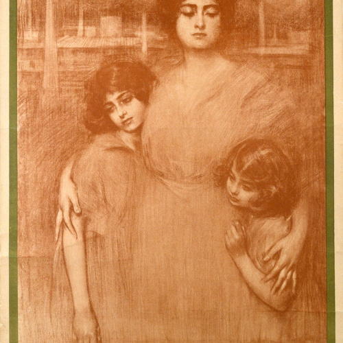 image for: Ramon Casas - La tuberculosi amenaça la vida i la riquesa de Catalunya - Barcelona, 1922