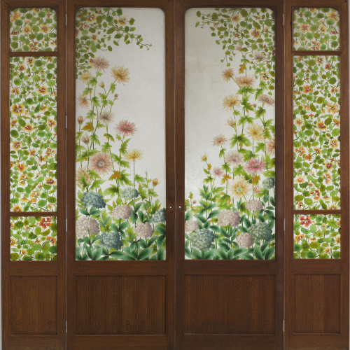 image for: Frederic Vidal - Porta vidriera de quatre batents - Cap a 1900