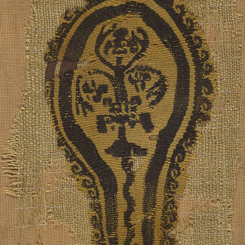 image for: Anònim - Fragment de teixit copte amb l&#039;arbre de la vida - Egipte, segles VIII-X