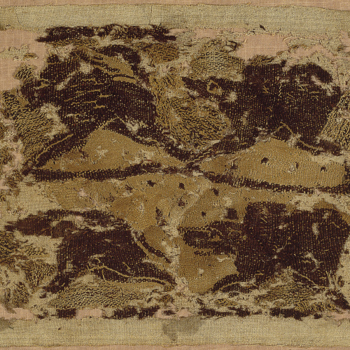 image for: Anònim - Fragments de teixits coptes amb quadrúpedes - Egipte, segle V (?)