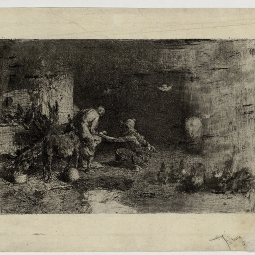 image for: Marià Fortuny - Ferrador marroquí - Cap a 1863