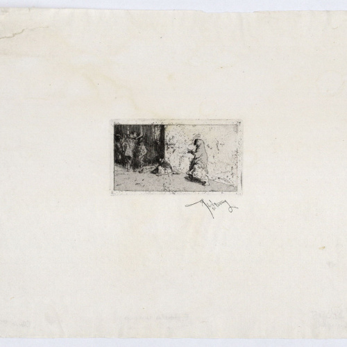image for: Marià Fortuny - Une rue de Séville (Un carrer de Sevilla) - Cap a 1868-1873