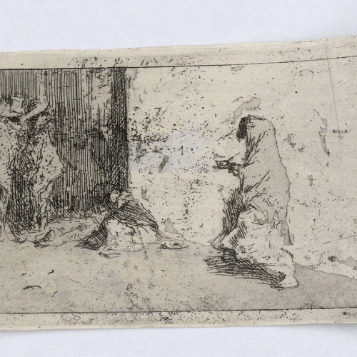 image for: Marià Fortuny - Un carrer de Sevilla - Cap a 1868-1873