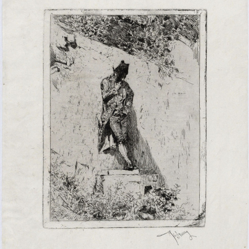 image for: Marià Fortuny - Meditació - Cap a 1869