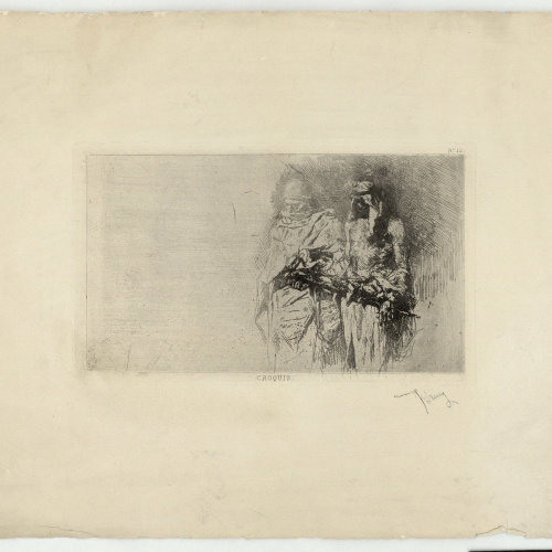 image for: Marià Fortuny - Croquis (marroquins) - Cap a 1860-1862