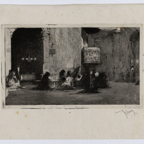 image for: Marià Fortuny - Interior de l&#039;església de Sant Josep - Cap a 1868