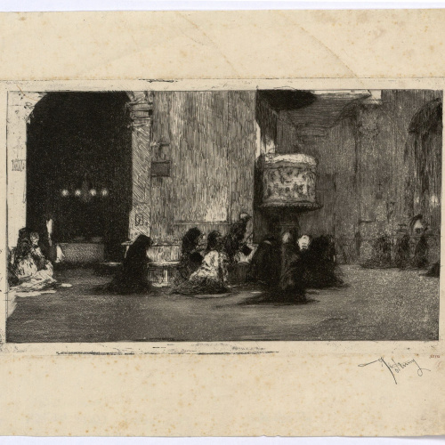 image for: Marià Fortuny - Interior de l&#039;església de Sant Josep - Cap a 1868