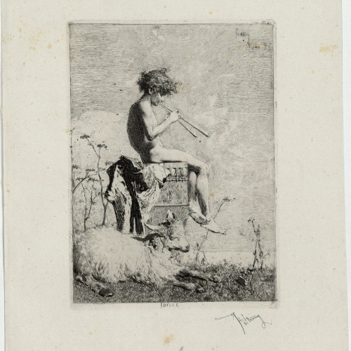 image for: Marià Fortuny - Idylle (Idil·li) - 1865