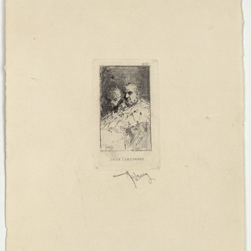 image for: Marià Fortuny - Deux cardinaux (Dos cardenals) - Cap a 1863-1866