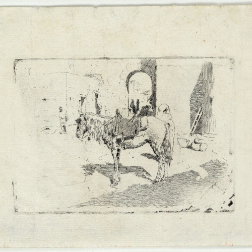 image for: Marià Fortuny - Cavall marroquí - Cap a 1873-1874