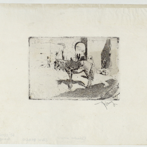 image for: Marià Fortuny - Cavall marroquí - Cap a 1873-1874