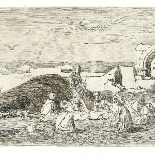 image for: Marià Fortuny - Marroquins al desert - Cap a 1860-1862