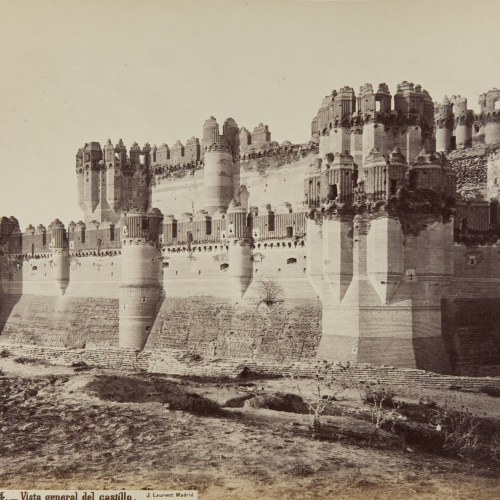 image for: Jean Laurent - Coca (Segovia). Vista general del castillo - Cap a 1865