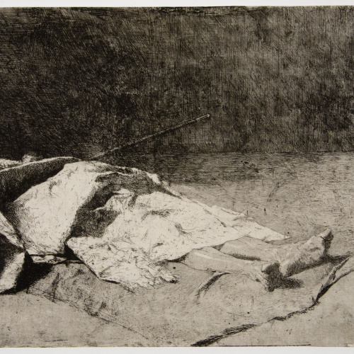 image for: Marià Fortuny - Cabilenc mort - 1867