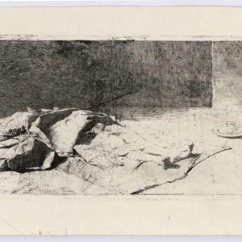 image for: Marià Fortuny - Cabilenc mort - 1867