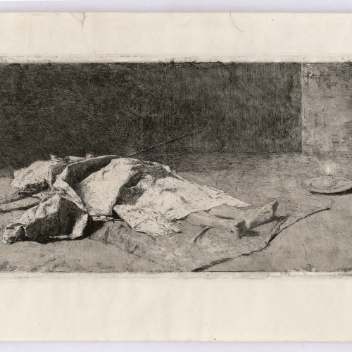 image for: Marià Fortuny - Cabilenc mort - 1867