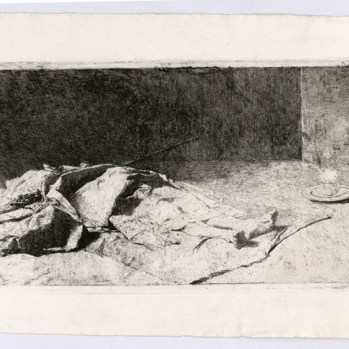 image for: Marià Fortuny - Cabilenc mort - 1867