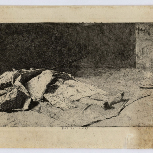 image for: Marià Fortuny - Kabyle mort (Cabilenc mort) - 1867