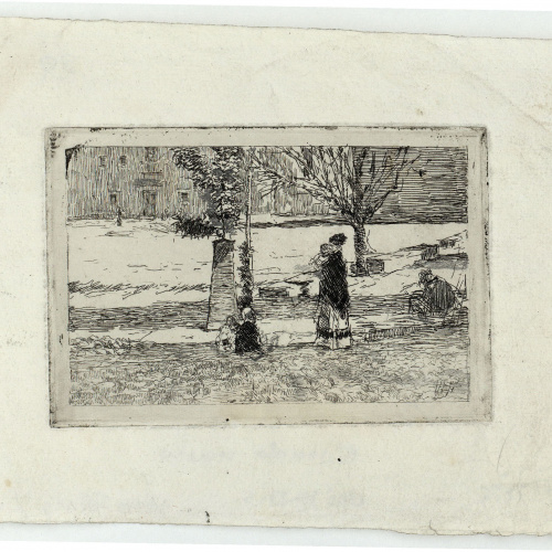 image for: Marià Fortuny - Plaça del Triomf de Sevilla - Cap a 1873