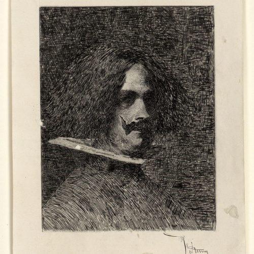 image for: Marià Fortuny - Diego de Silva Velázquez (Retrat de Velázquez) - 1873