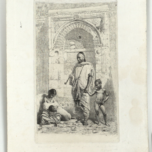 image for: Marià Fortuny - Família marroquina - 1862