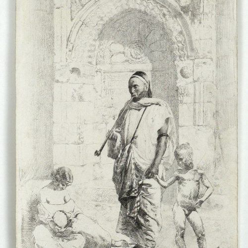 image for: Marià Fortuny - Família marroquina - 1862