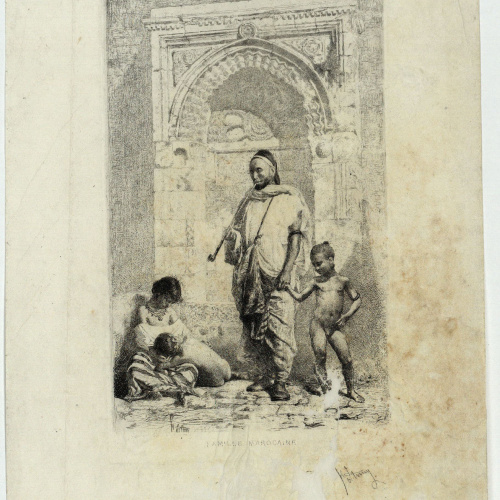 image for: Marià Fortuny - Famille marocaine (Família marroquina) - 1862