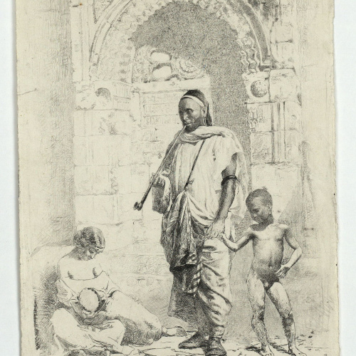 image for: Marià Fortuny - Família marroquina - 1862
