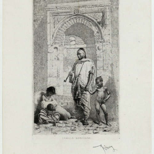 image for: Marià Fortuny - Famille marocaine (Família marroquina) - 1861