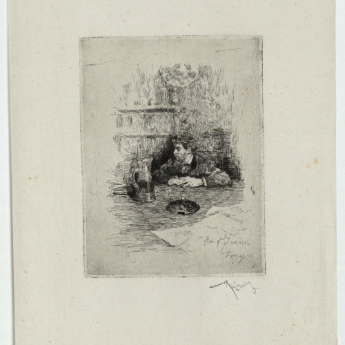 image for: Marià Fortuny - Retrat d&#039;Eduardo Zamacois - Cap a 1869