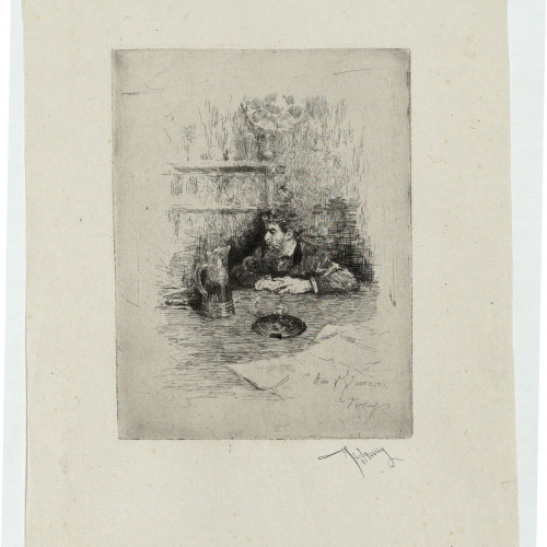 image for: Marià Fortuny - Retrat d&#039;Eduardo Zamacois - Cap a 1869