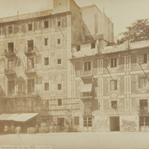 image for: Jean Laurent - Barcelona. Casa particular del siglo XVIII - Cap a 1865