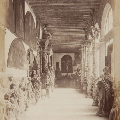 image for: Jean Laurent - Valladolid. Vista interior del Museo - Cap a 1865