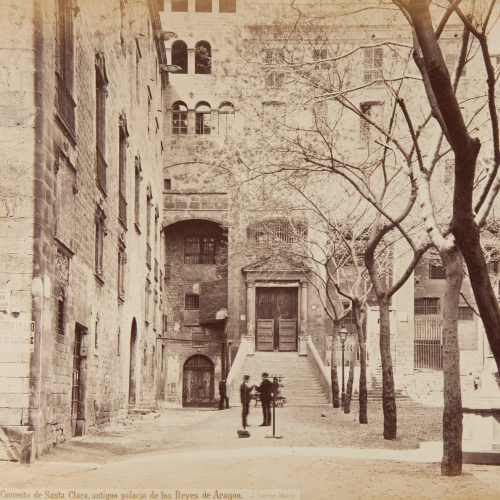 image for: Jean Laurent - Barcelona. Convento de Santa Clara, antiguo palacio de los Reyes de Aragon - Cap a 1865