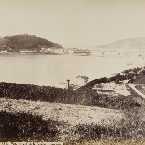 image for: Jean Laurent - San Sebastian. Vista general de La Concha - Cap a 1865