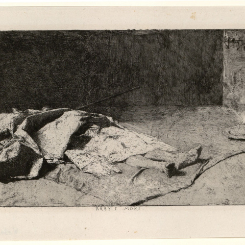 image for: Marià Fortuny - Kabyle mort (Cabilenc mort) - 1867