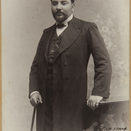 image for: Pau Audouard - Retrat de Domènec Mas, mestre d'Eusebi Bertrand - No datat