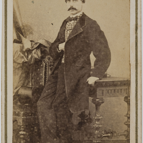 image for: Fotografía Franco Hispano Americano. Barcelona - Retrat d&#039;home - Cap a 1860